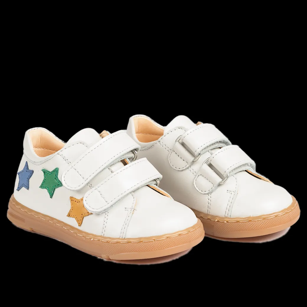 Sneaker Med Stjerneapplikationer Og Velcrolukning