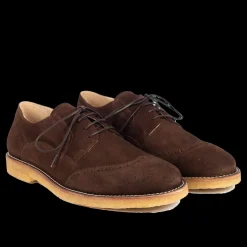 Snøresko Med Brogue Mønster
