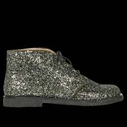 Støvle Med Glitter Og Snøre