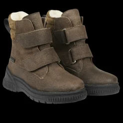 TEX Støvle Med Velco Og Uldfoer