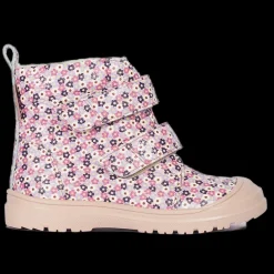 TEX-støvle Med Blomsterprint Og Uldfoer