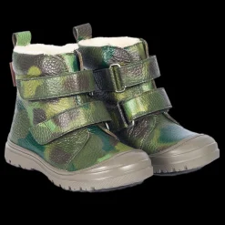 TEX-støvle Med Camouflageprint Og Uldfoer