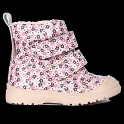 TEX-støvle Med Merino Uldfoer Og Blomsterprint