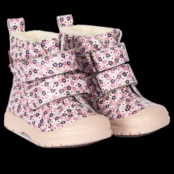 TEX-støvle Med Merino Uldfoer Og Blomsterprint