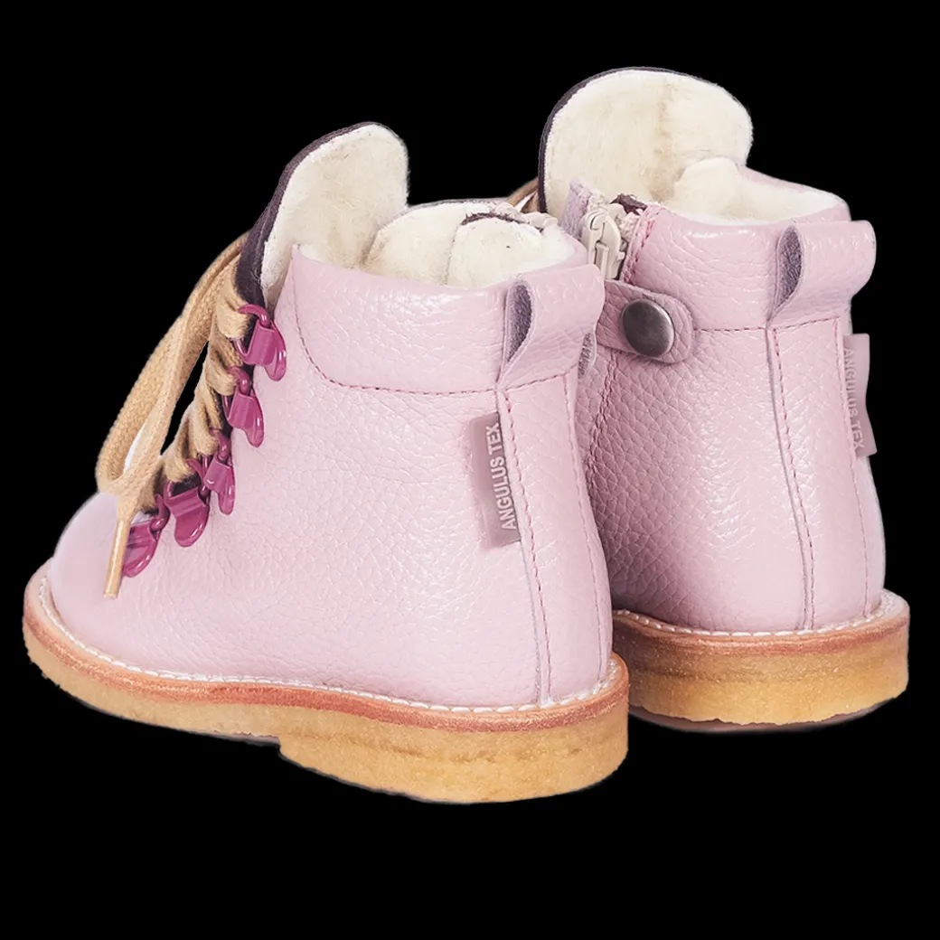 TEX-støvle Med Snøre Og Lynlås