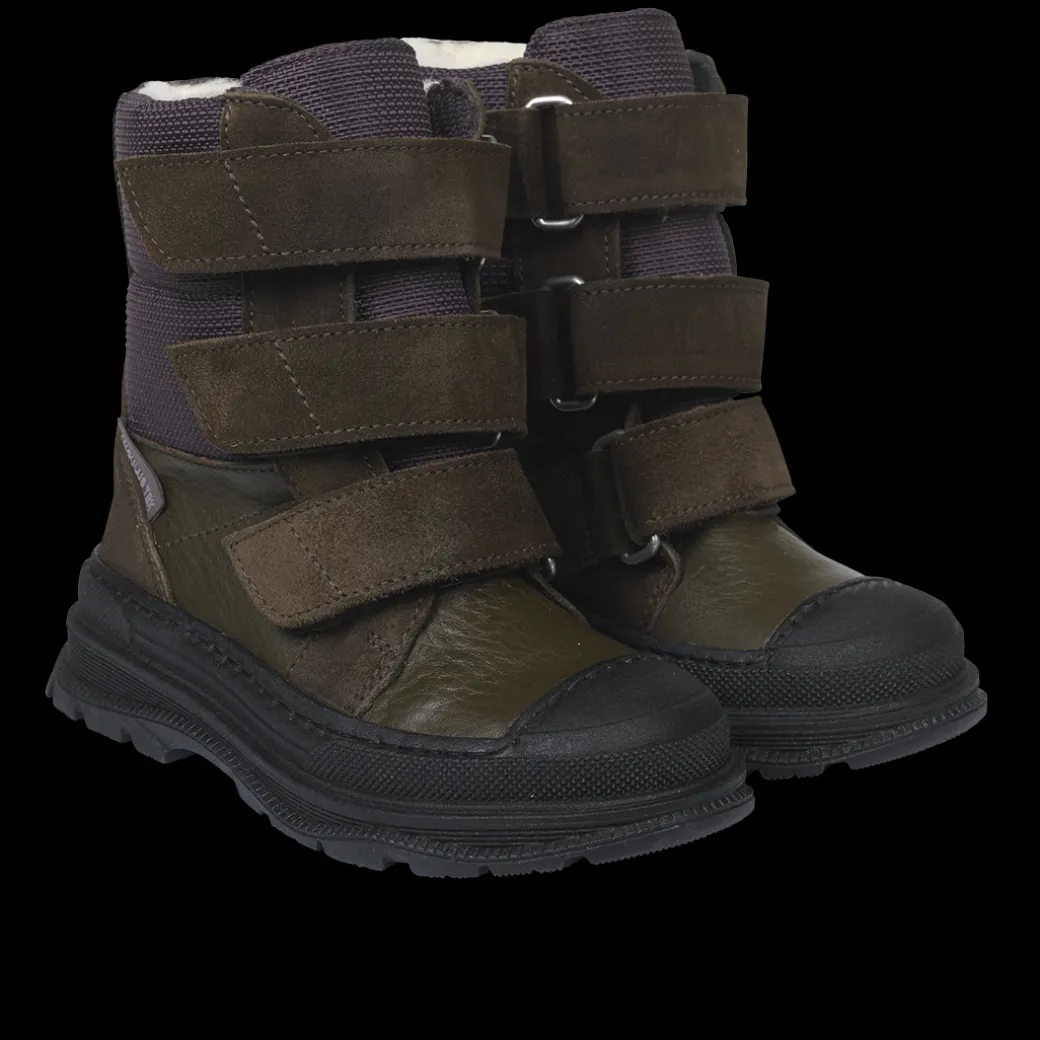 TEX-støvle Med Velcro Og Uldfoer