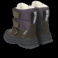 TEX-støvle Med Velcro Og Uldfoer