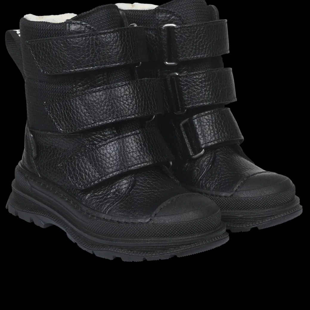 TEX-støvle Med Velcro Og Uldfoer