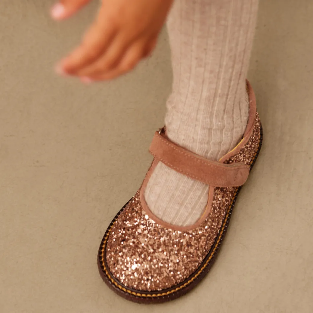 Tullesko I Funklende Glitter